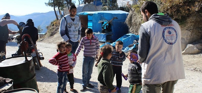 Öncü Nesil'in Yardımları Türkmen Dağı'na Ulaştı