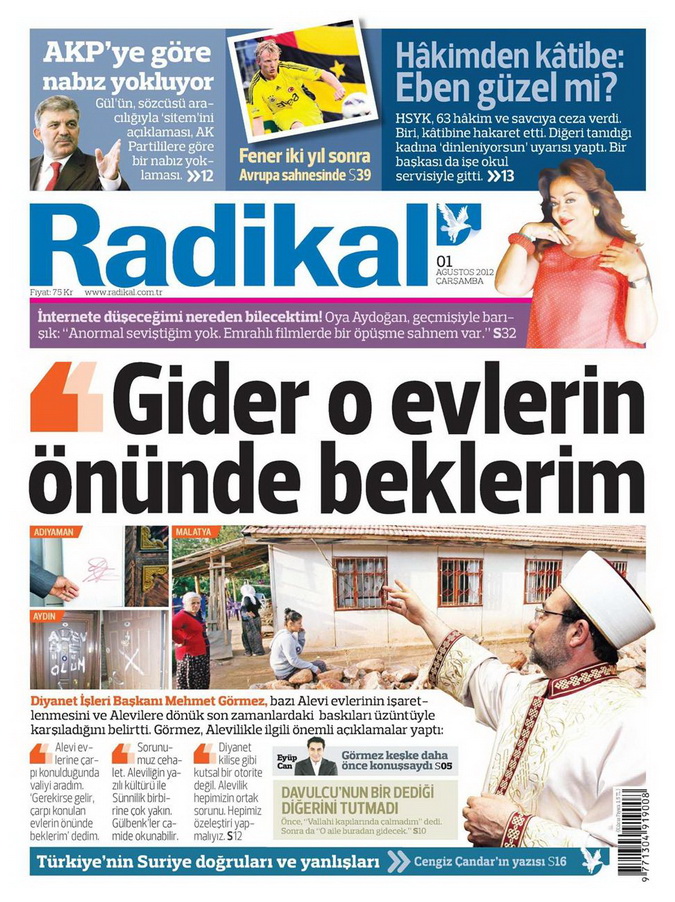 Gazete Manşetleri - 1 Ağustos 2012 11