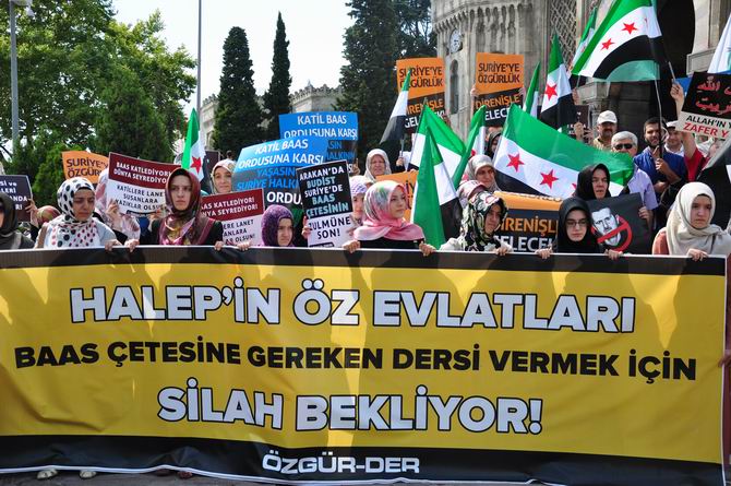 Halep Direnişine Beyazıt’ta Destek Eylemi 3