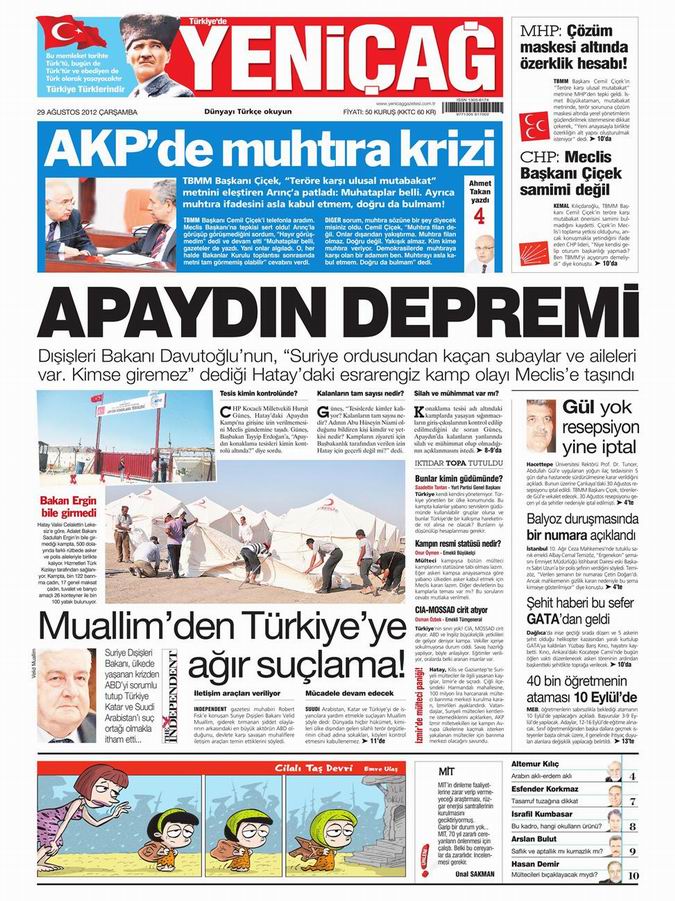 Gazete Manşetleri - 29 Ağustos Çarşamba 7