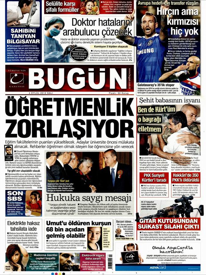 Gazete Manşetleri - 4 Eylül Salı 24