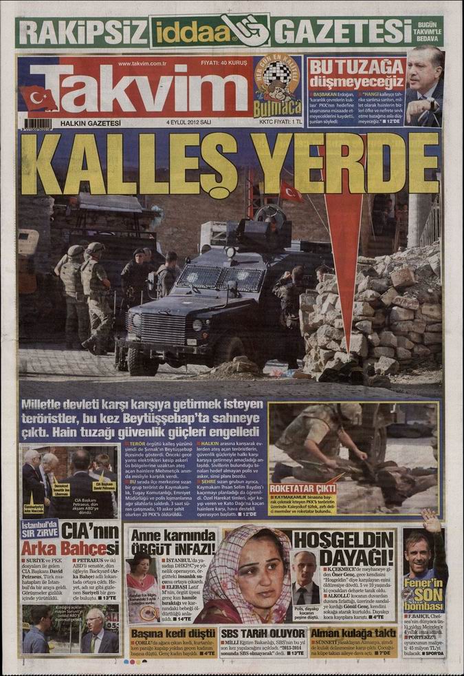 Gazete Manşetleri - 4 Eylül Salı 9