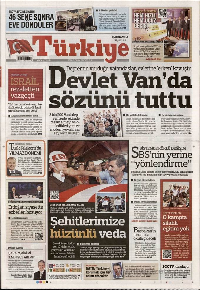 Gazete Manşetleri - 5 Eylül Çarşamba 7