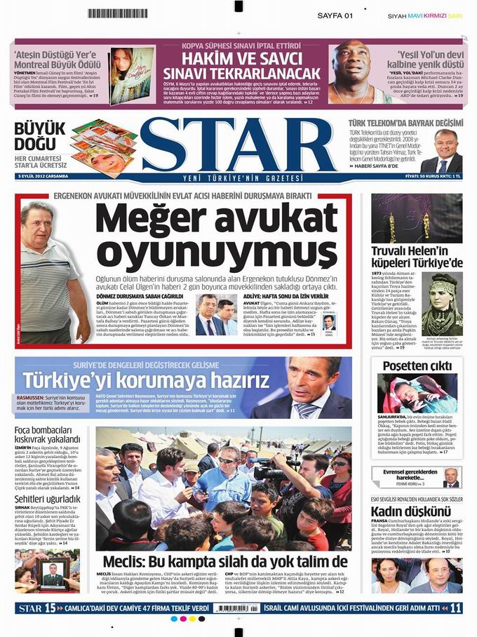 Gazete Manşetleri - 5 Eylül Çarşamba 9