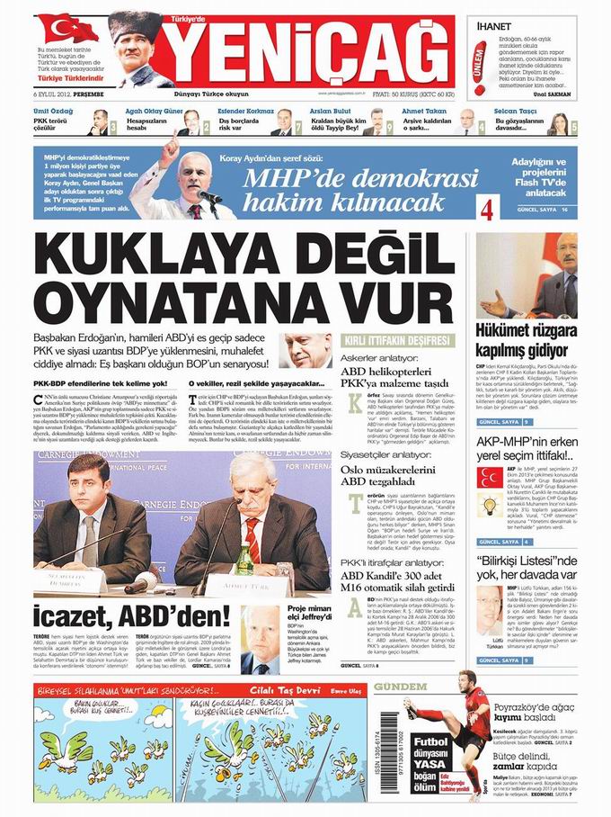 Gazete Manşetleri - 6 Eylül Perşembe 7