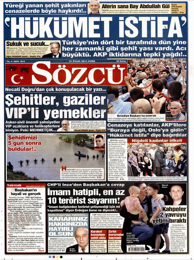 Gazete Manşetleri - 21 Eylül Cuma 10