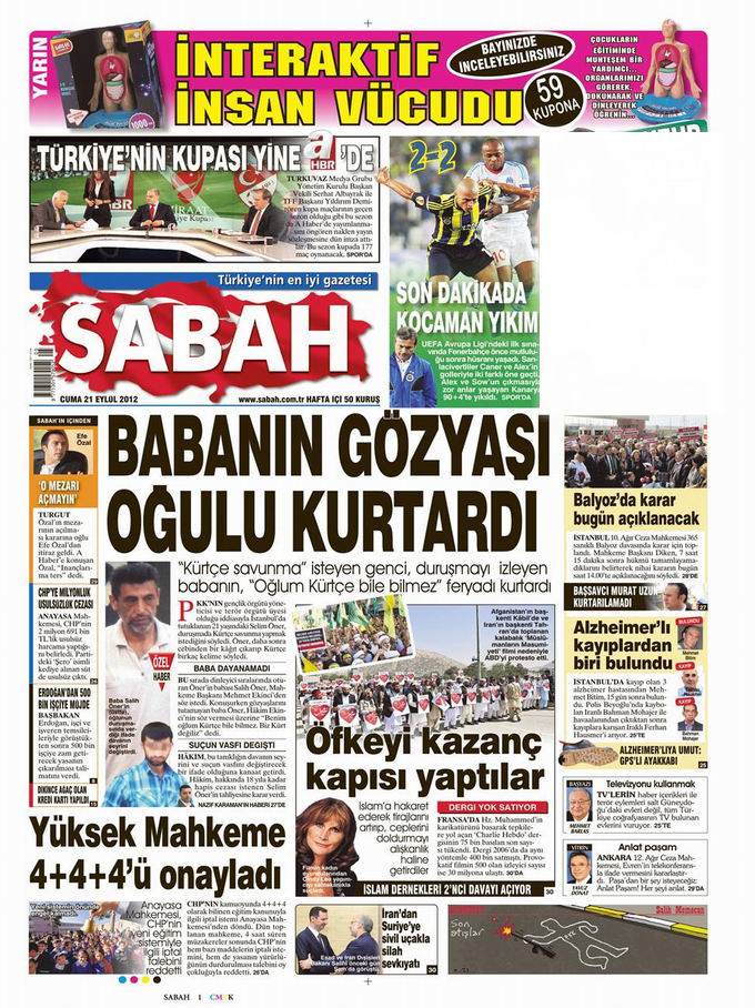 Gazete Manşetleri - 21 Eylül Cuma 11