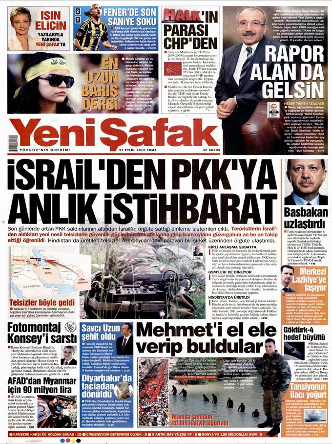 Gazete Manşetleri - 21 Eylül Cuma 2