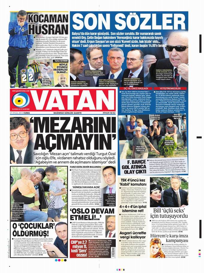 Gazete Manşetleri - 21 Eylül Cuma 5