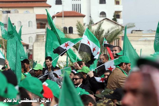 Gazze’de Özgür Suriye Bayrakları 9