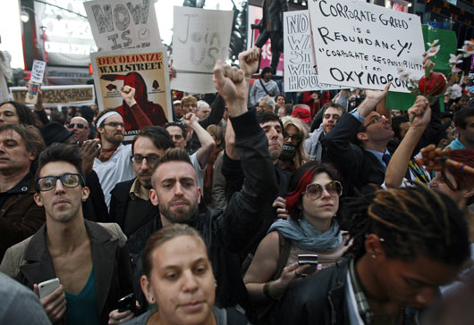 "Wall Street'i İşgal Et" Ateşi Batı'yı Sarıyor 15