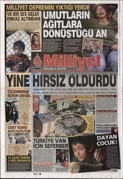 Gazete Manşetleri - 25 Ekim 2011 11