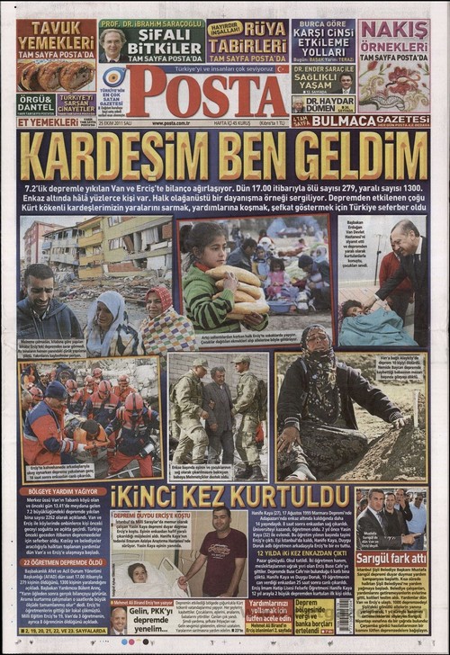 Gazete Manşetleri - 25 Ekim 2011 12