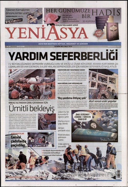 Gazete Manşetleri - 25 Ekim 2011 20