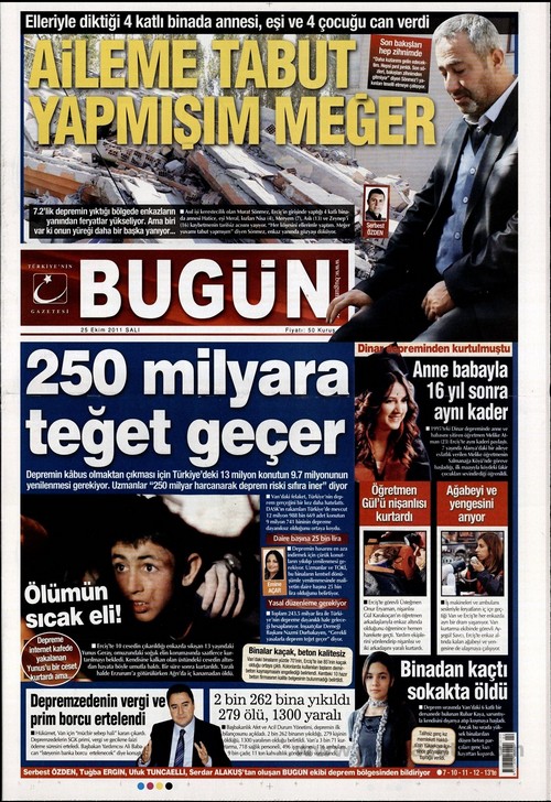 Gazete Manşetleri - 25 Ekim 2011 4