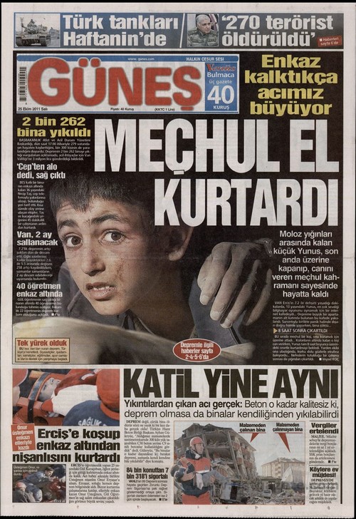 Gazete Manşetleri - 25 Ekim 2011 7
