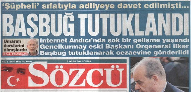 Başbuğ'un Tutuklanması Manşetlere Böyle Yansıdı 11