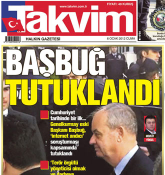 Başbuğ'un Tutuklanması Manşetlere Böyle Yansıdı 13