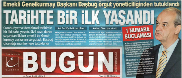 Başbuğ'un Tutuklanması Manşetlere Böyle Yansıdı 3