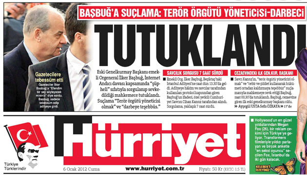 Başbuğ'un Tutuklanması Manşetlere Böyle Yansıdı 6