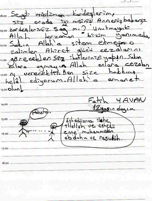 Sivaslı Çocuklardan Suriyeli Kardeşlerine Mektup! 4
