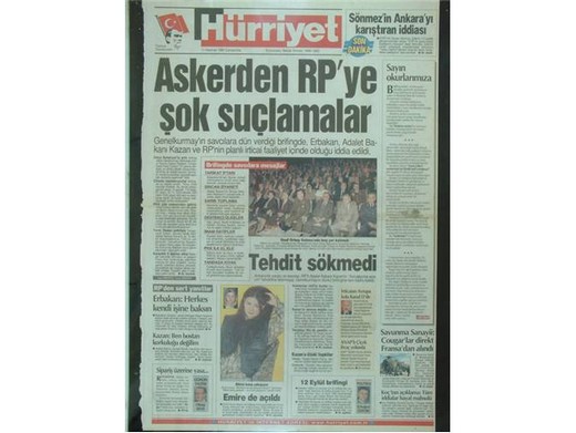 28 Şubat’ta Darbeci Medyanın Manşetleri 15