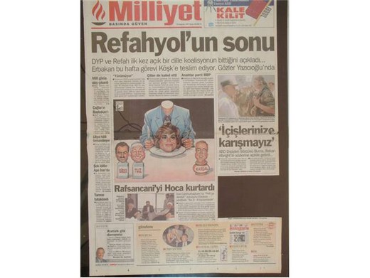 28 Şubat’ta Darbeci Medyanın Manşetleri 24