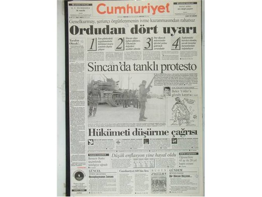 28 Şubat’ta Darbeci Medyanın Manşetleri 36