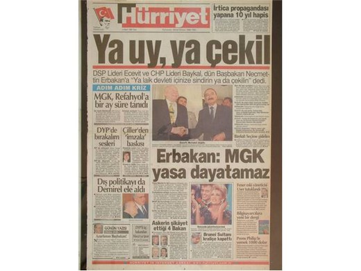 28 Şubat’ta Darbeci Medyanın Manşetleri 4