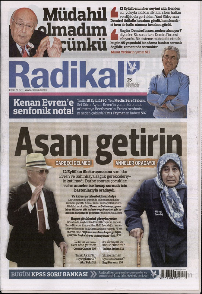 Gazete Manşetlerinde 12 Eylül Davası 11