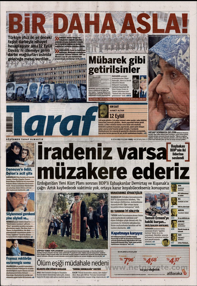 Gazete Manşetlerinde 12 Eylül Davası 16