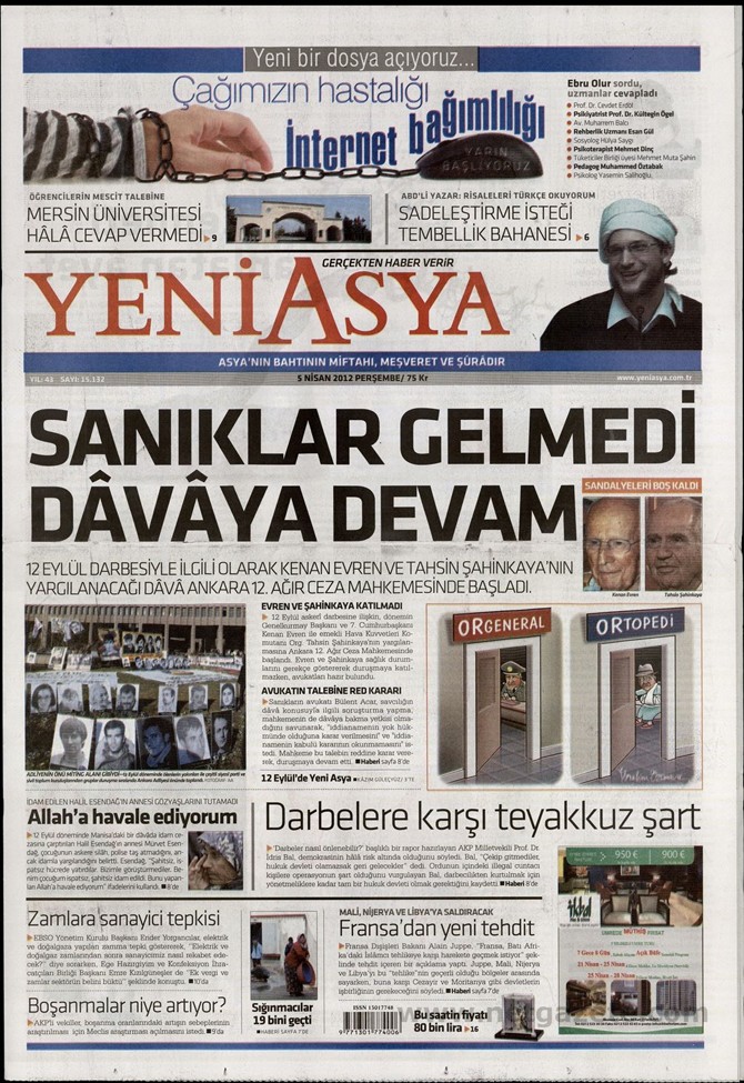 Gazete Manşetlerinde 12 Eylül Davası 20