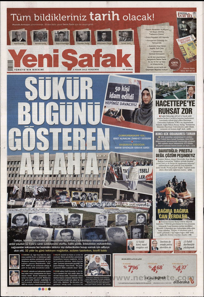 Gazete Manşetlerinde 12 Eylül Davası 21