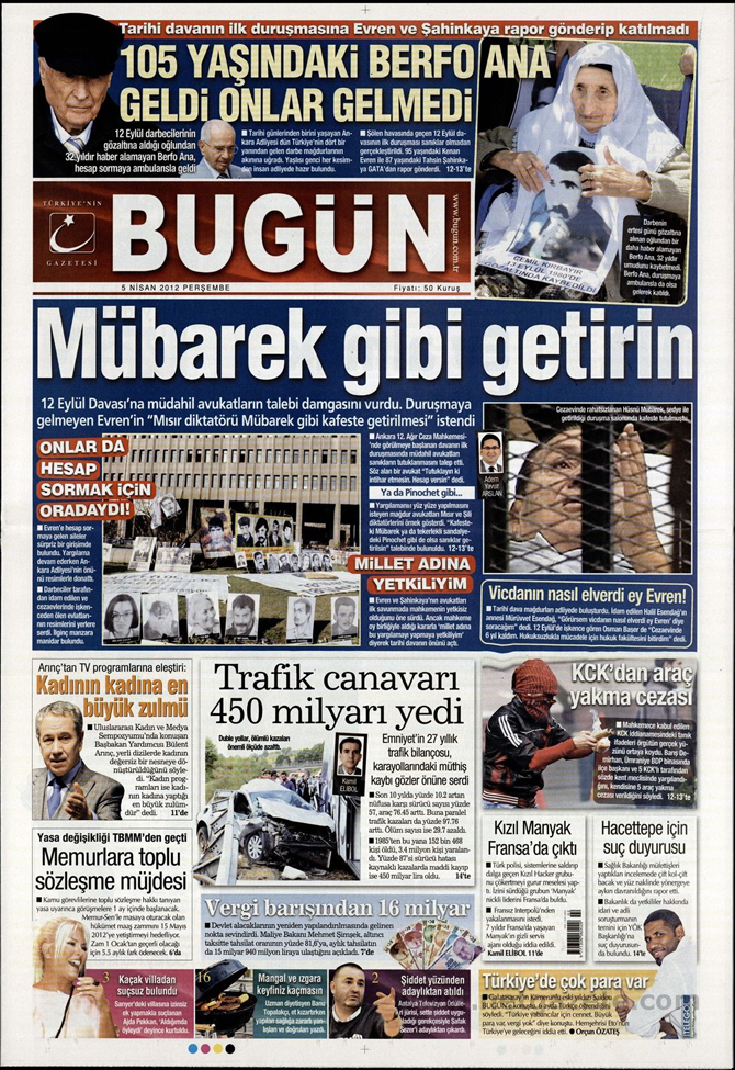 Gazete Manşetlerinde 12 Eylül Davası 3