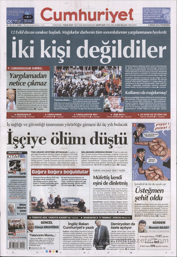 Gazete Manşetlerinde 12 Eylül Davası 4