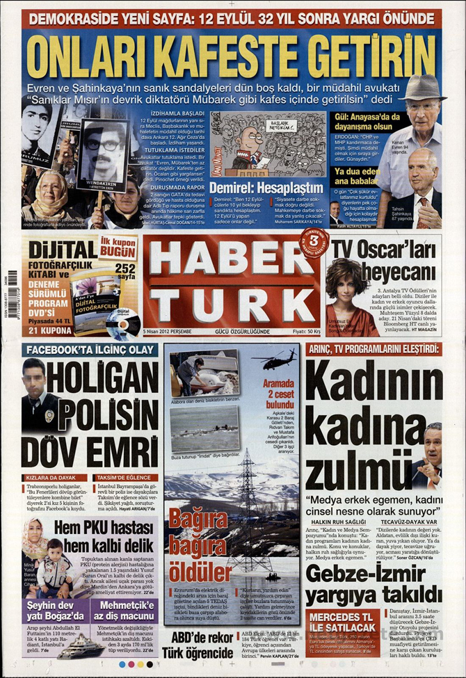 Gazete Manşetlerinde 12 Eylül Davası 6