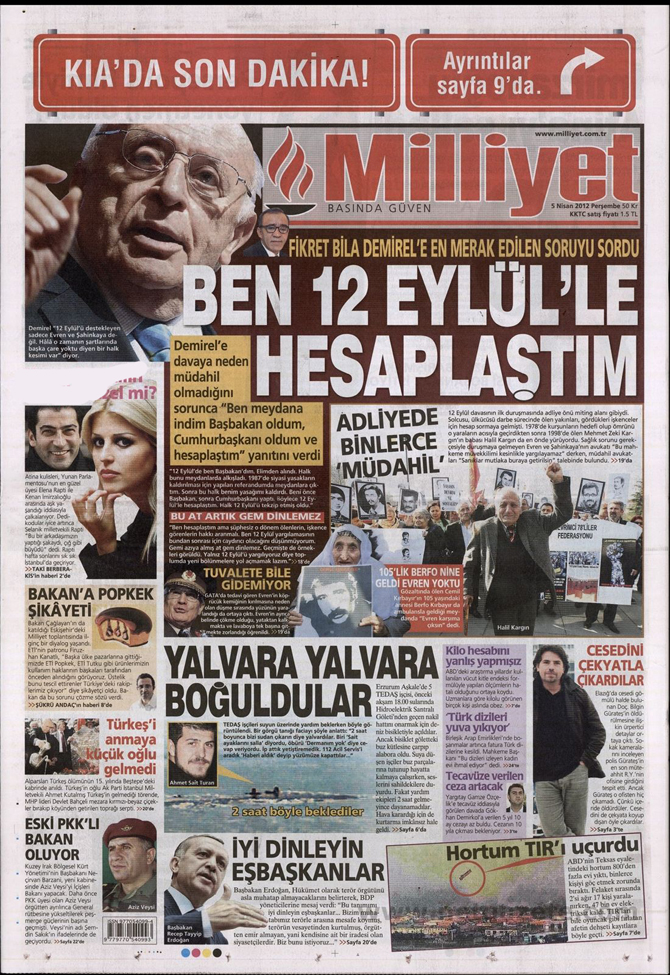 Gazete Manşetlerinde 12 Eylül Davası 9