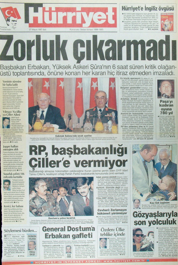 28 Şubat'ın Unutulmaz Manşetleri 10