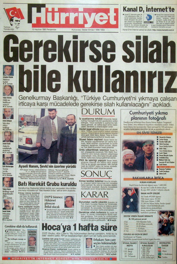 28 Şubat'ın Unutulmaz Manşetleri 12