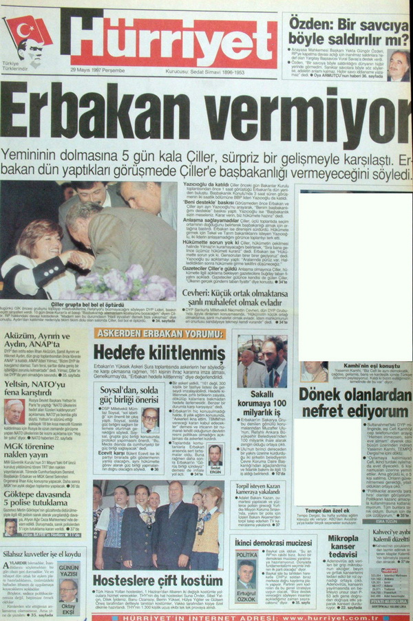 28 Şubat'ın Unutulmaz Manşetleri 17