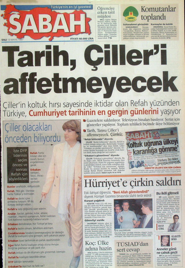 28 Şubat'ın Unutulmaz Manşetleri 24