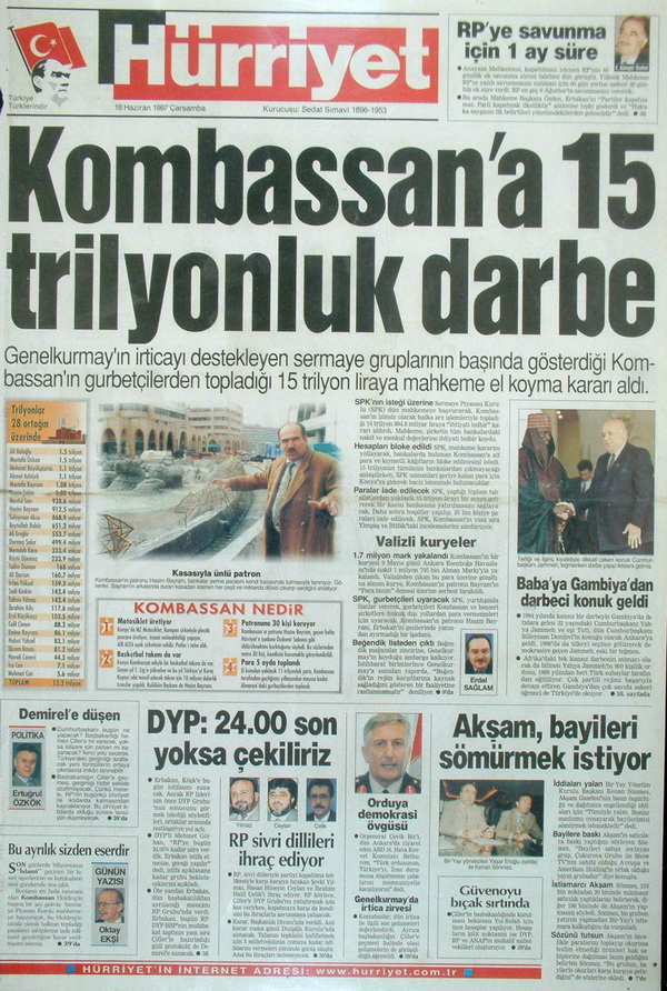 28 Şubat'ın Unutulmaz Manşetleri 26