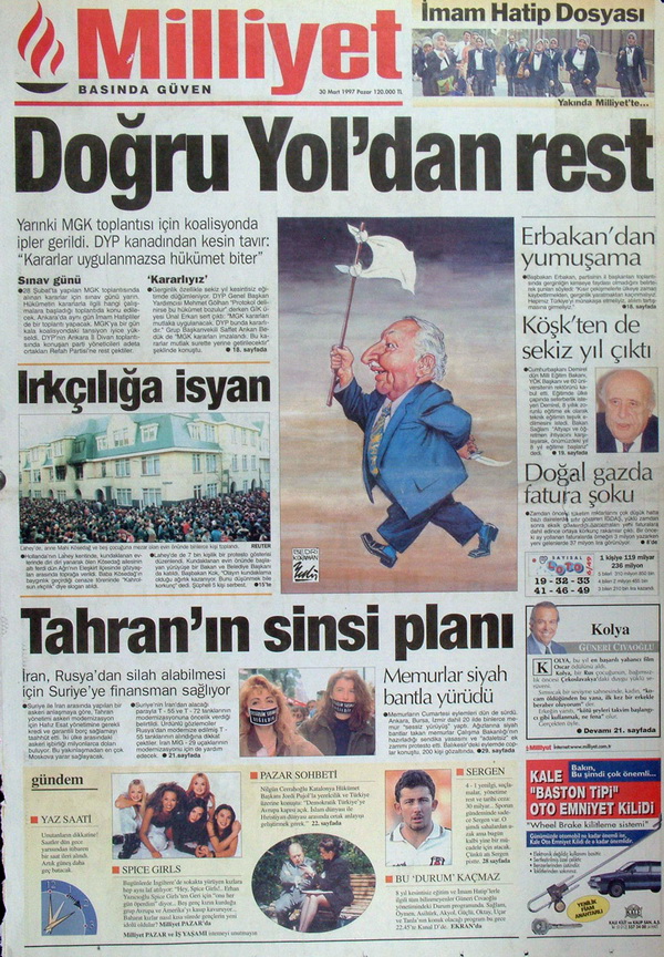 28 Şubat'ın Unutulmaz Manşetleri 27