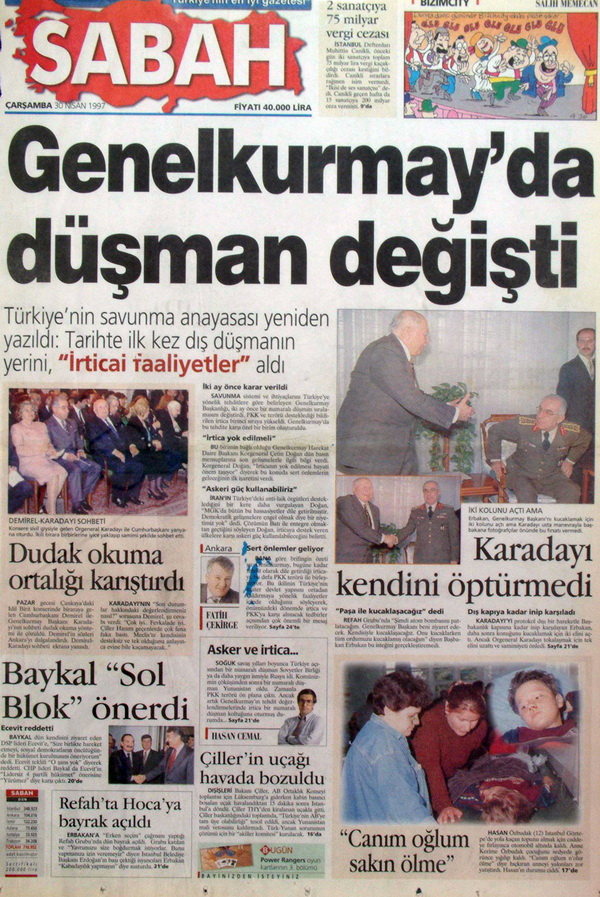 28 Şubat'ın Unutulmaz Manşetleri 28