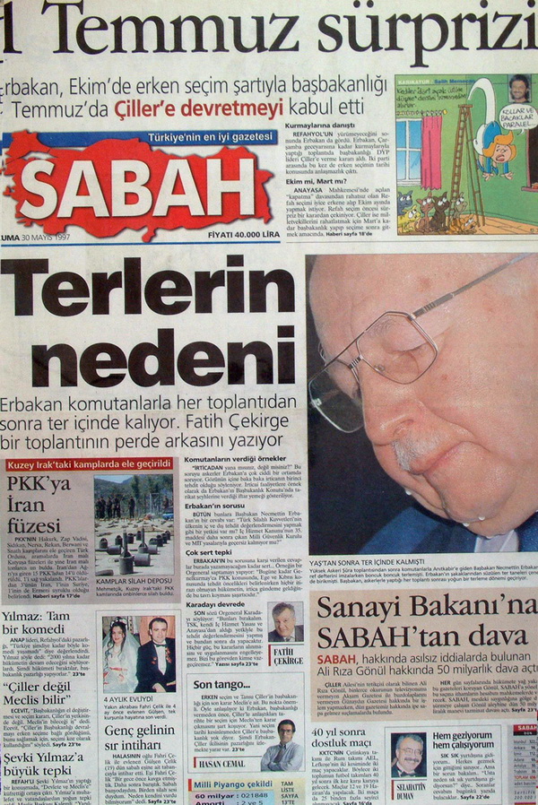 28 Şubat'ın Unutulmaz Manşetleri 3