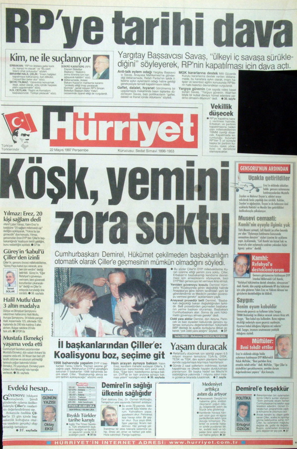 28 Şubat'ın Unutulmaz Manşetleri 40
