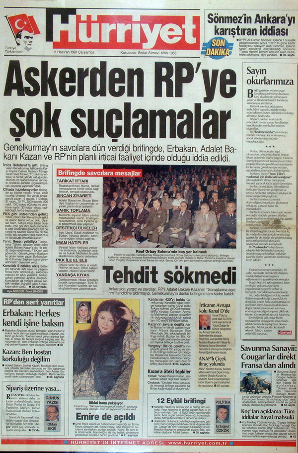 28 Şubat'ın Unutulmaz Manşetleri 45