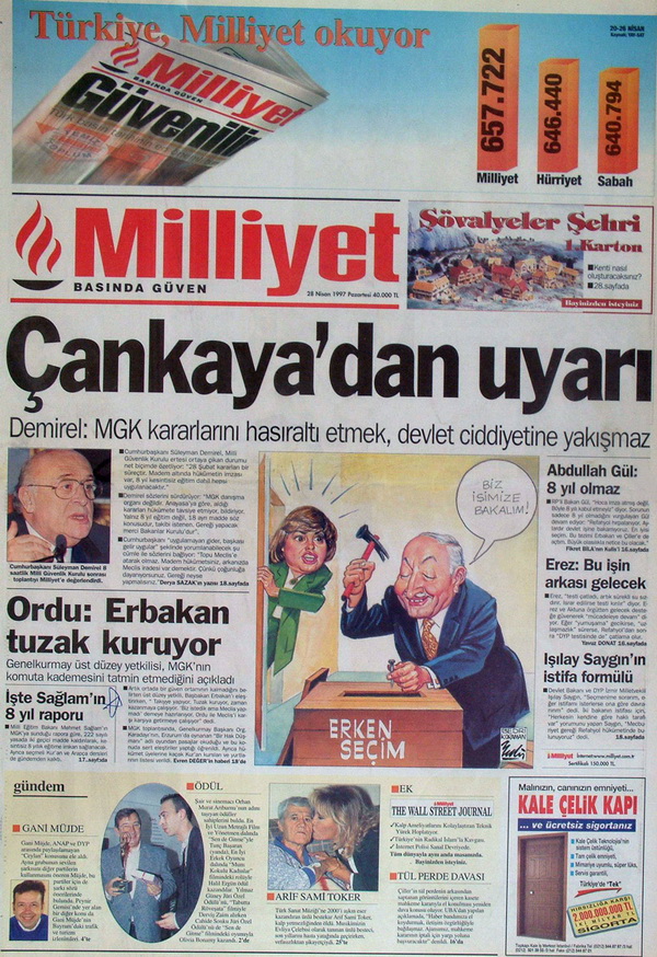 28 Şubat'ın Unutulmaz Manşetleri 6