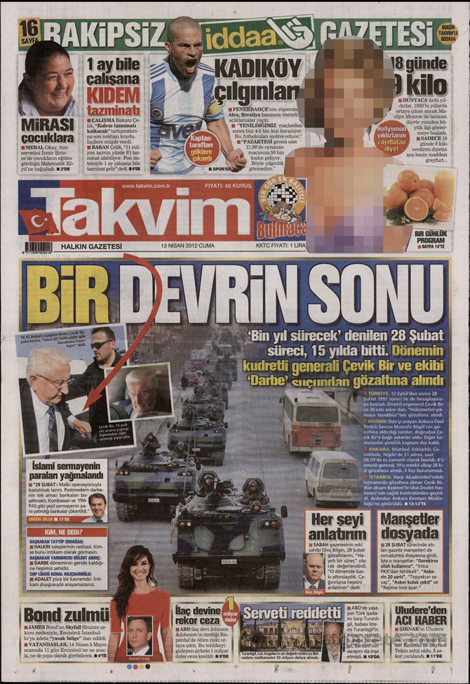 Gazete Manşetlerinde 28 Şubat Operasyonu 16