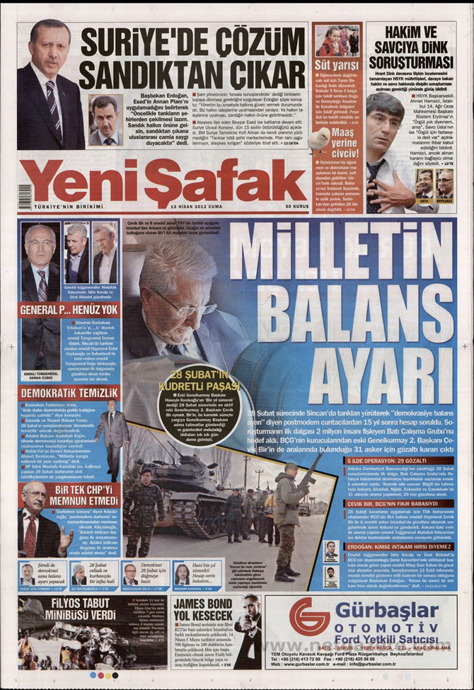 Gazete Manşetlerinde 28 Şubat Operasyonu 22